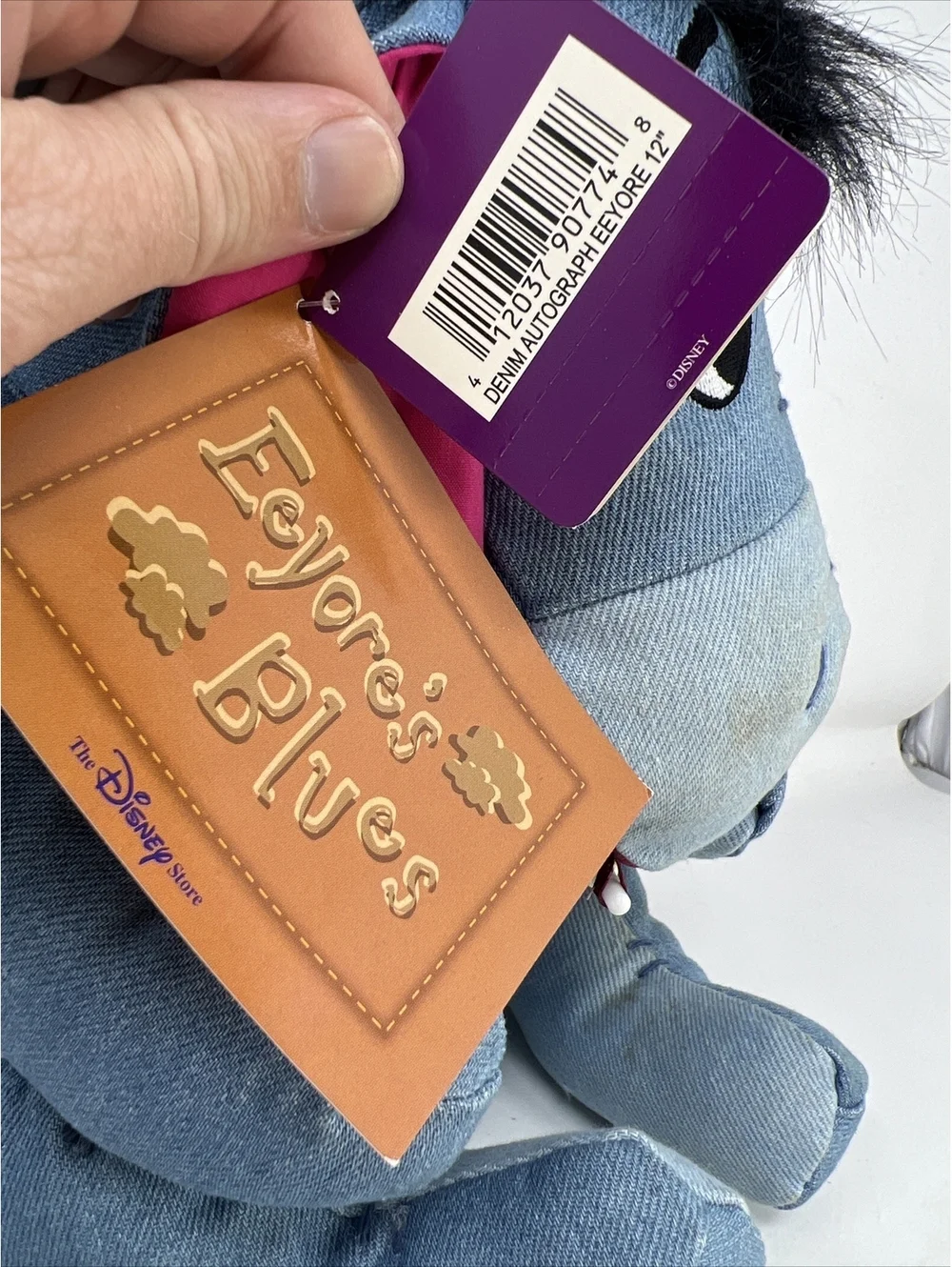The Disney Store VTG Denim Autograph 